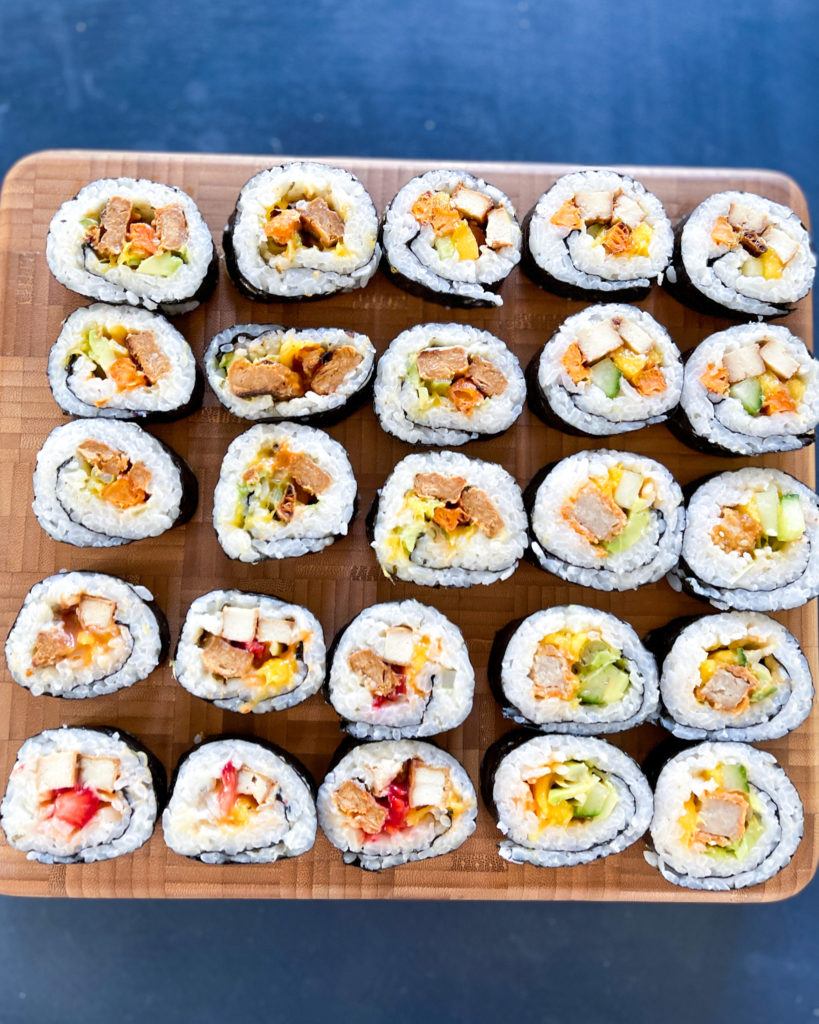 vegansk sushi
